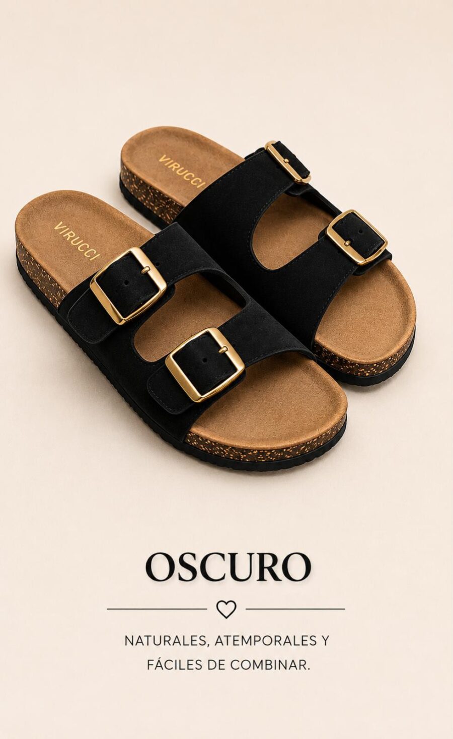 Sandalias oscuro