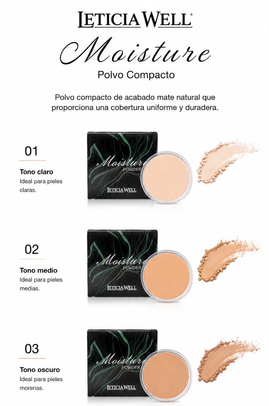 Leticia Well Polvo Compacto