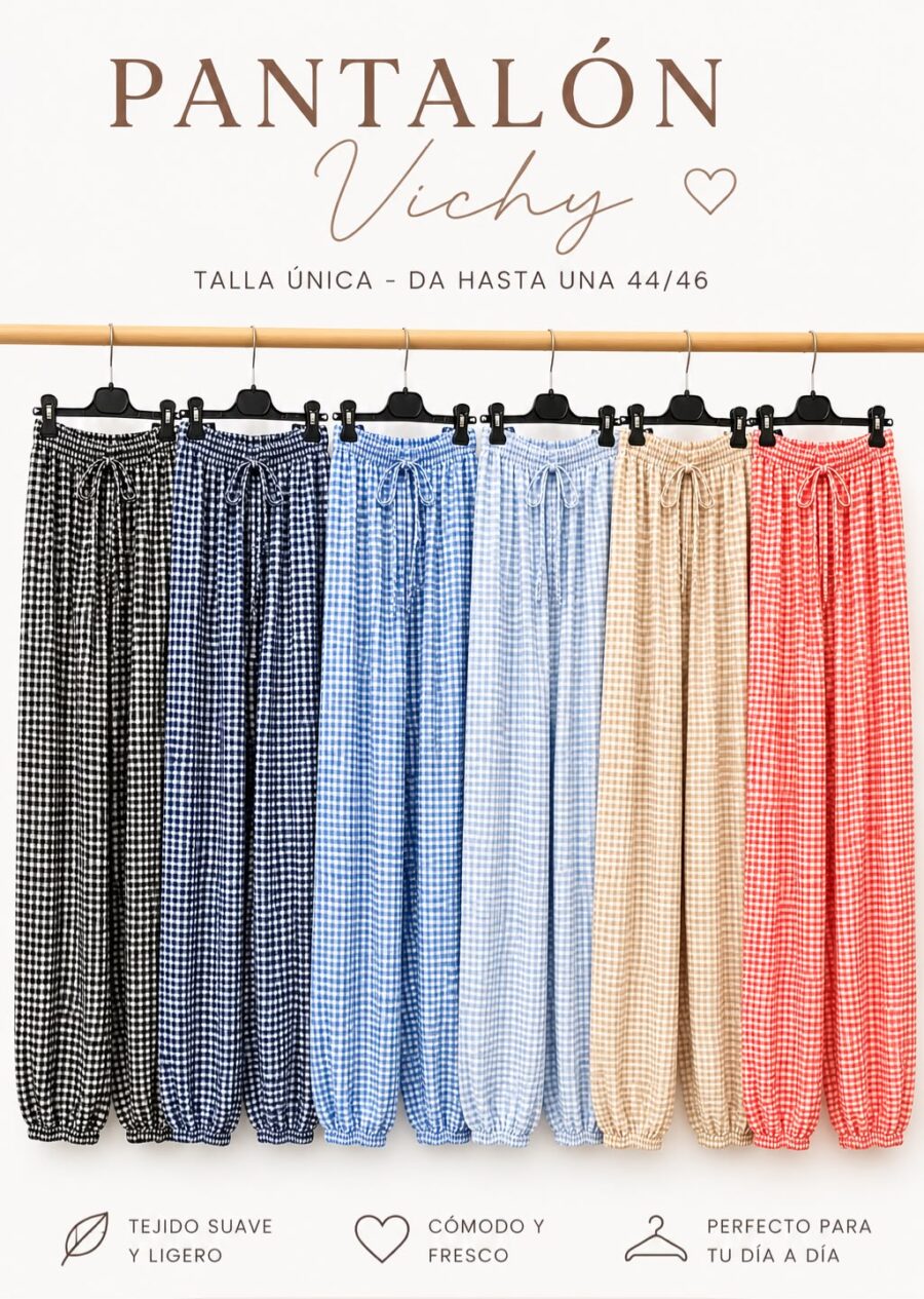 Pantalón vichy