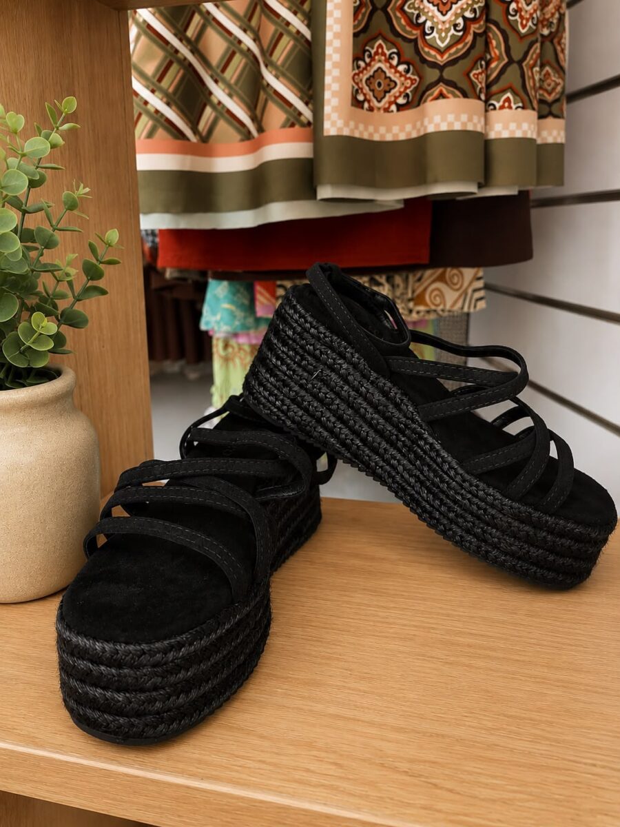 cuñas negra