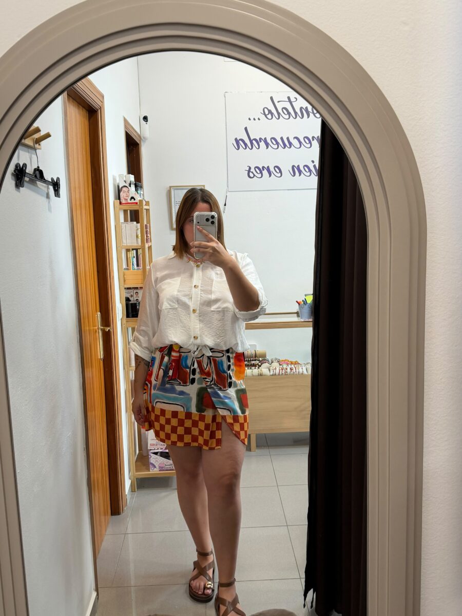 Falda Pareo corta